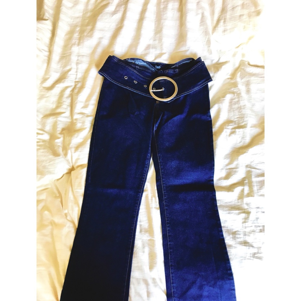 D&G Retro Belted Jeans